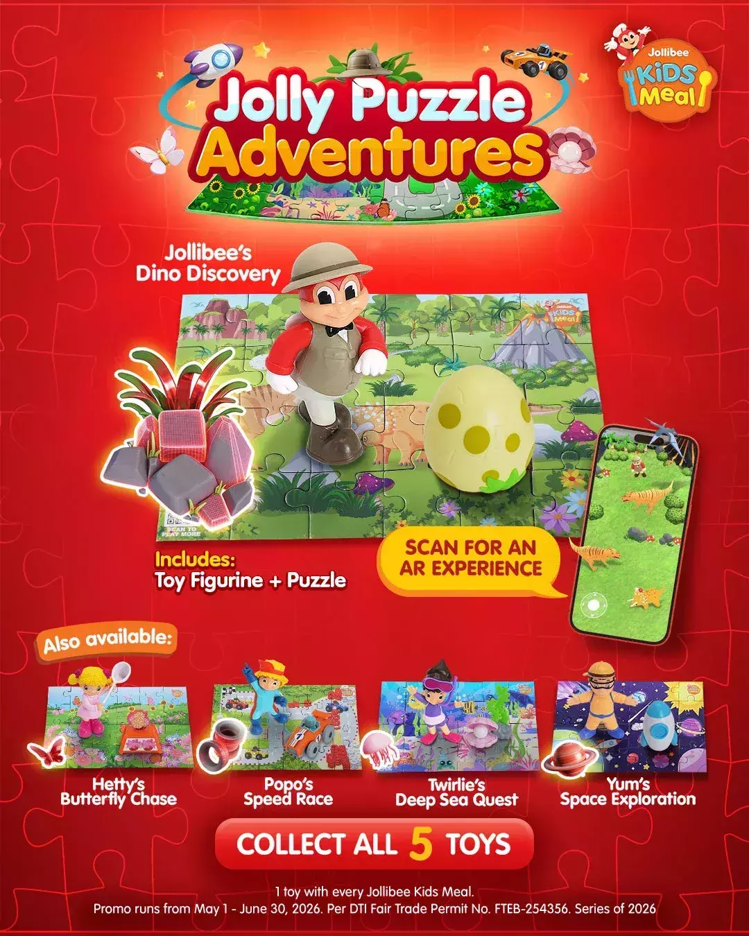 Jolly Puzzle Adventures Kids Meal