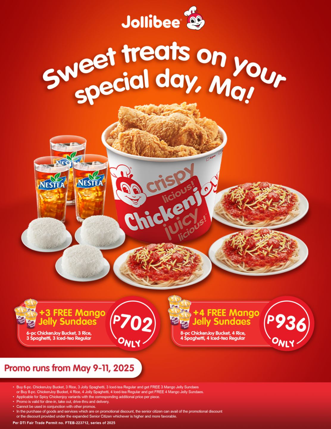 Jollibee Mother’s Day Promo