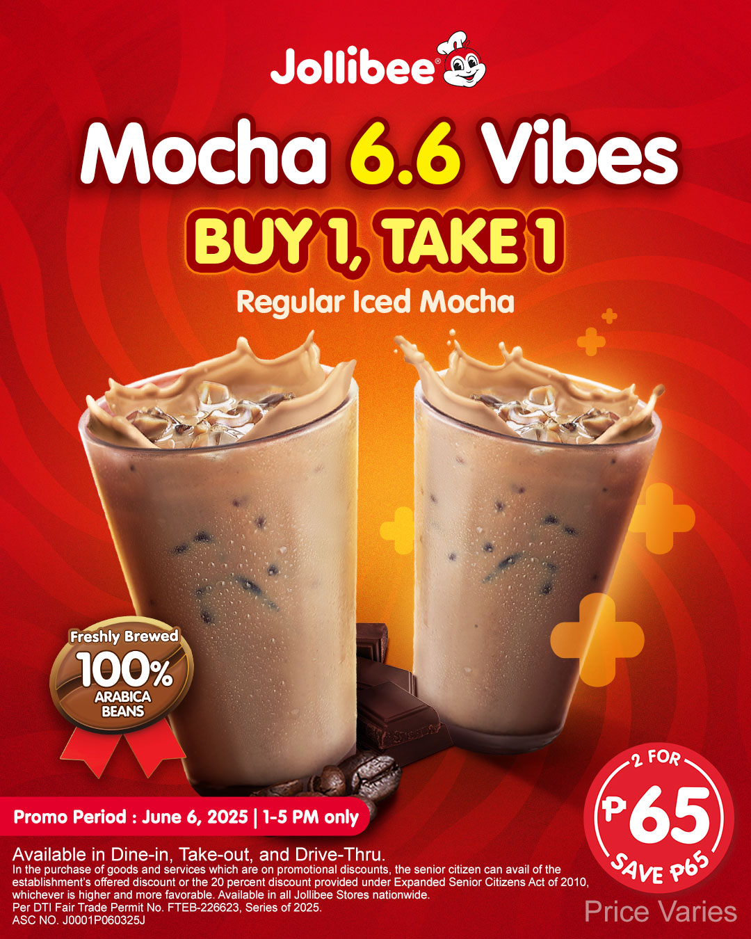 Jollibee Iced Mocha 6.6 Vibes
