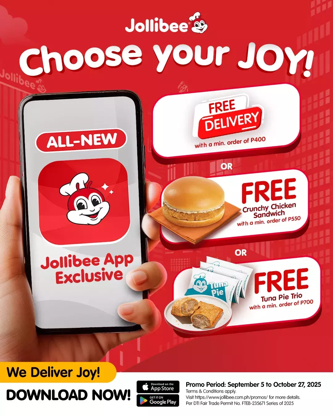 New Jollibee App Exclusive Promos