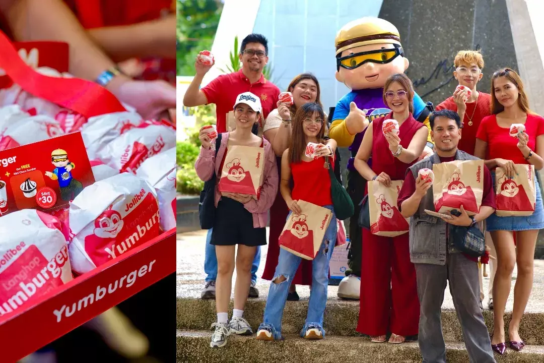 Jollibee surprises commuters nationwide with glowed up Yumburger